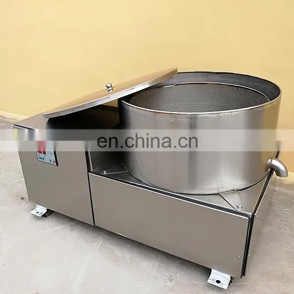 Good Price Two Drum Roller Deoil Machine Plantain Chips Deoiling Machine photo-3