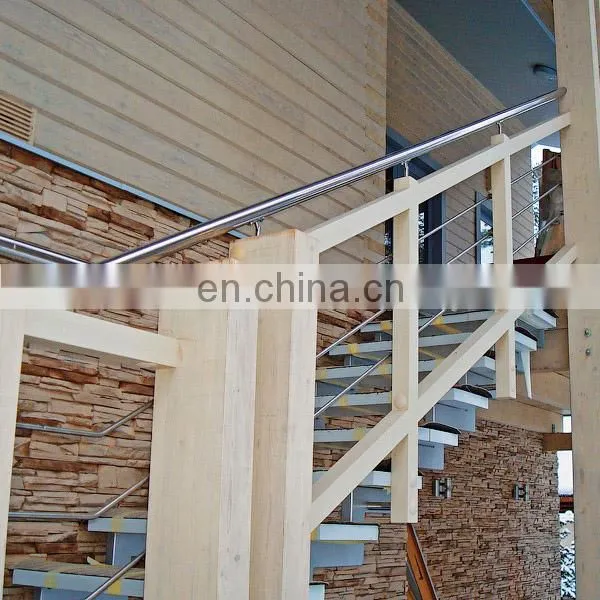 Stainless Steel Tubular Specification Parts Soft Pvc Balustrade Handrail Outdoor Step photo-3