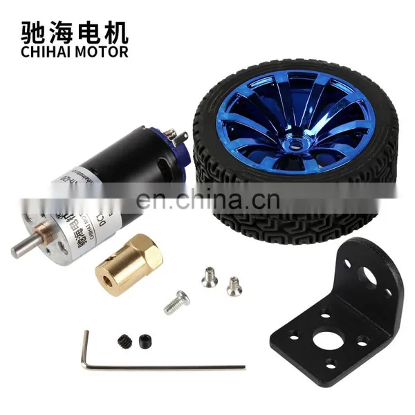 Chihai Motor 65mm Wheel Coupling Kit GM25-370k Low Noise DC6V 12V 24V Wall Climbing Car Motor WPL B-14 for DIY Smart Robot photo-5