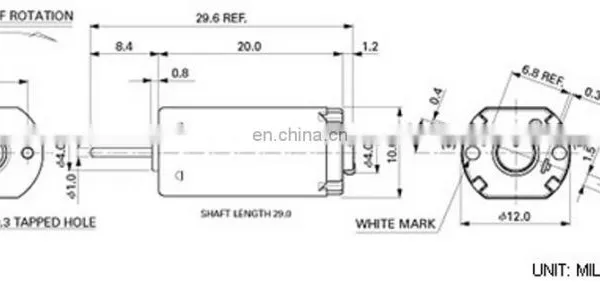 DC Micro Motors FF/FK-N30VA Details FF-N30 for Blood Pressure Pump or RC Toys photo-4