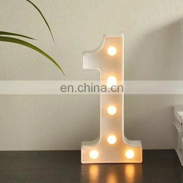 Manufacturer Professional Custom Warm White Wedding Events Party Decor Led Light House Numbers photo-2