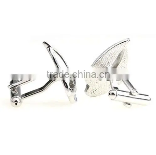 Men Sailing Captain Ship Boat Cufflinks Metal Blue Ocean Cuff Links Silver Hot photo-2