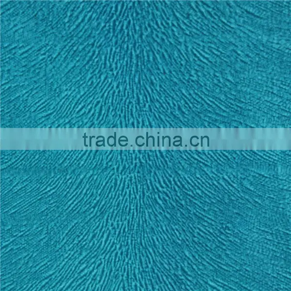 Factory Supply Colorful Soft Spray Flock Sofa Fabric photo-2