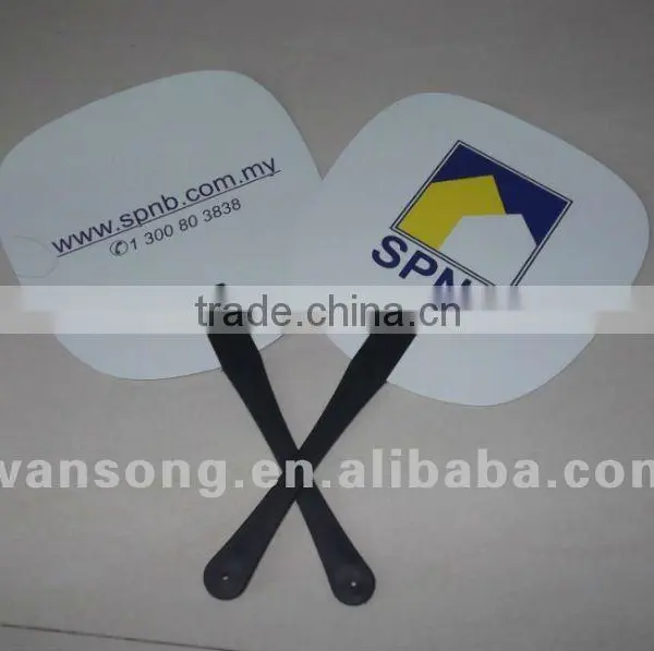 Fashion Custom Summer Advertisng Fan, pp Plastic Hand Fan