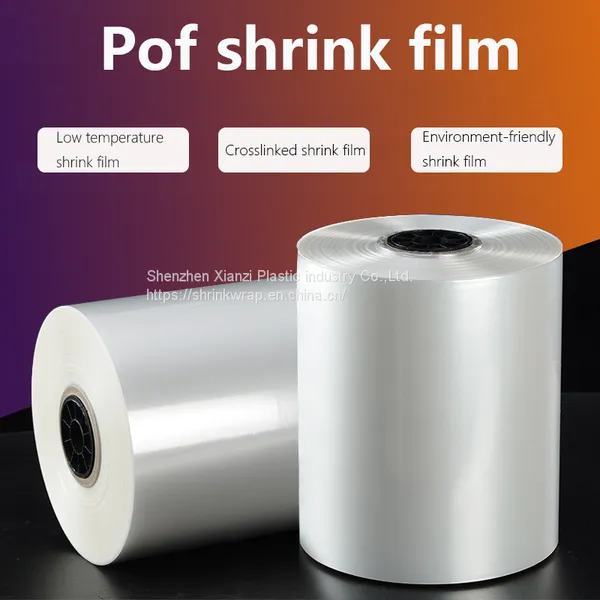 Pof Shrink Film,Transparent Plastic Packaging Film