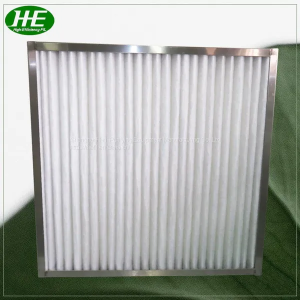 AHU Panel Type Ventilation Synthetic Fiber Pleated Pre Filter photo-2