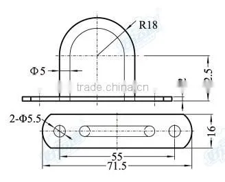 04356 Truck and Trailer Rope Eyedolt Elastic Rope Hook photo-2