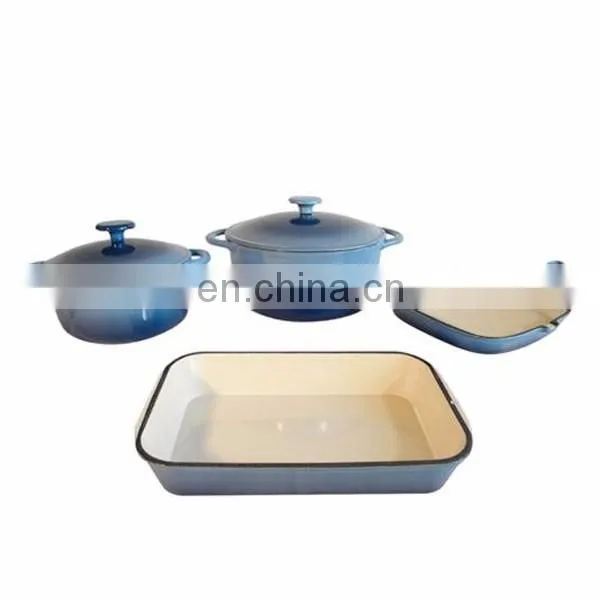 Cast Iron Ceramic Cookware Set Enamel Cookware Sets
