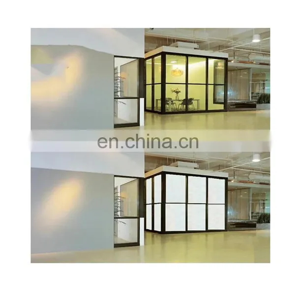PDLC Magic Glass Film Adhesive Privacy Electronic Black PDLC Smart Film Switchable Window Glass Froasted Film photo-5