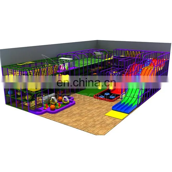 Soft Playground Commercial Amusement Equipment Kids Playground Indoor Equipment With Soft Colors photo-3
