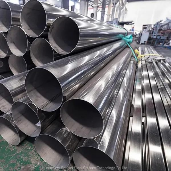 Welded Stainless Steel Tubes bs en 10312:2002 Round Stainless Steel Pipe in Stock photo-5
