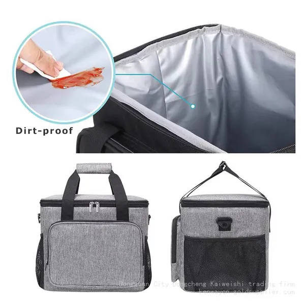 Insulated Lunch Bag for Work Office School Picnic,Lunch Cooler Bag Leakproof Lunch Box With Adjustable Shoulder Strap photo-2