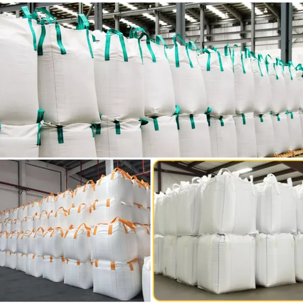 Rectangular Canvas Tote Bag For Stone Ventilated Breathable Bulk Bag For Wood Logs PP Woven Bags 1m3 Circular Super Sacks photo-2