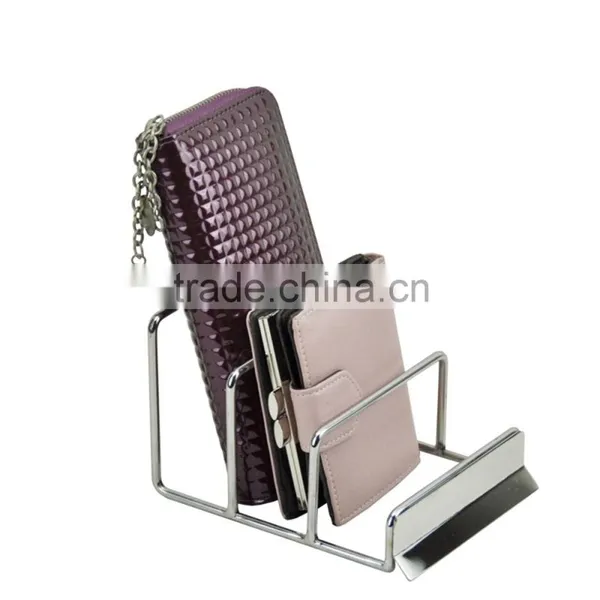 Metal Wallet Display Stand Purse Display Wallet Shelf Wallet Rack