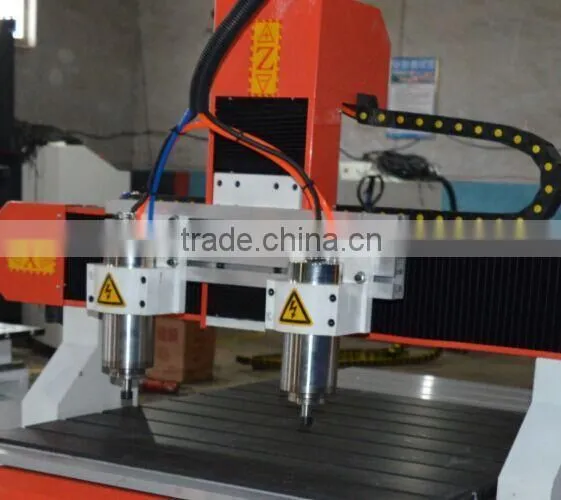 2015 New Design Excellent Quality Two Heads Cnc Router 6090 photo-2
