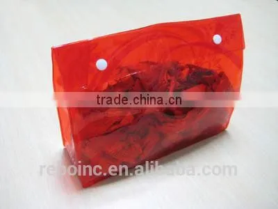 PVC Promotional Button Closure Packing Bag DXC1212-09 photo-2