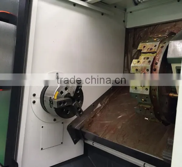 TSC36L Slant Bed Cnc Lathe for Processing Aluminum Pulley/metal Lathe Linear Rail 5000rpm 56mm Spindle Bore 6'' Hydraulic Chuck photo-6