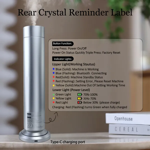 Premium Smart Aroma Tower Stable Continuous Aroma Mode Phone Charging Available Home Scent Solution Diffuser photo-4