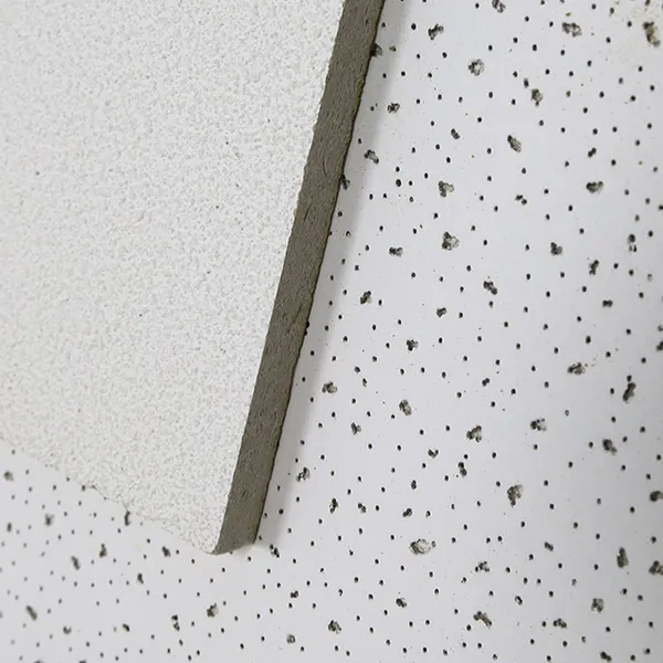 Acoustic Mineral Wool Panel 8mm 10mm Pin Hole Mineral Fibre Ceiling Class Room photo-5