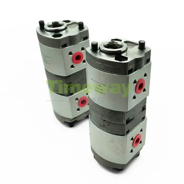 TIMEWAY CBK Series Hydraulic Double Gear Pump CBK-C204.3/204.3-L CBK-C203.2/203.2-L High Pressure Gear Oil Pump Customizable photo-2