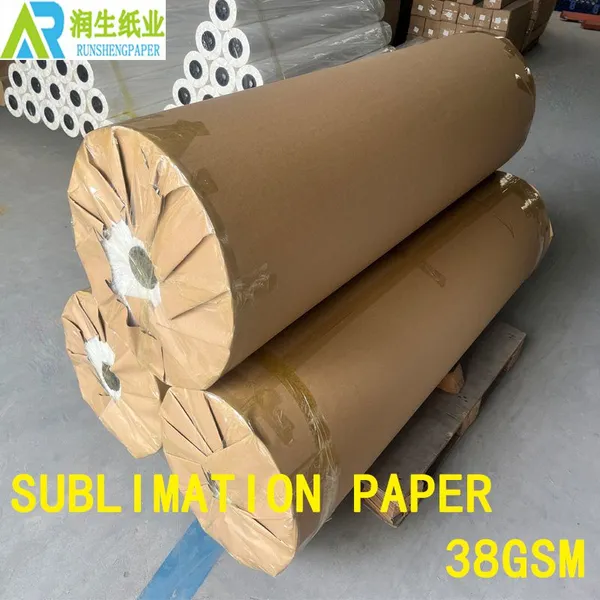 China Manufacturer With 38g 1.62 of Sublimation Paper Roll