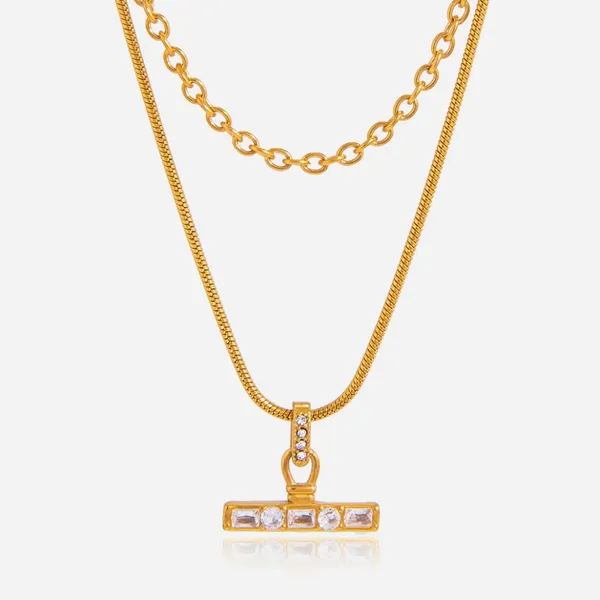 Stainless Steel Necklace for Active Lifestyle - Sweat & Waterproof