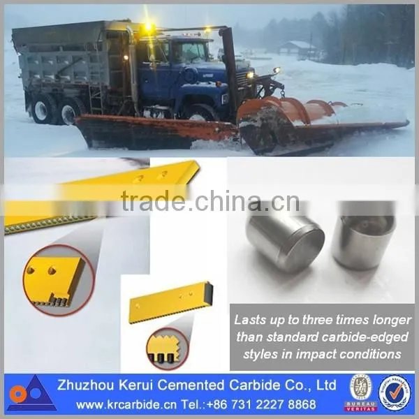 Cemented Carbide Insert Mounted on Snow Blades for Snow Removal