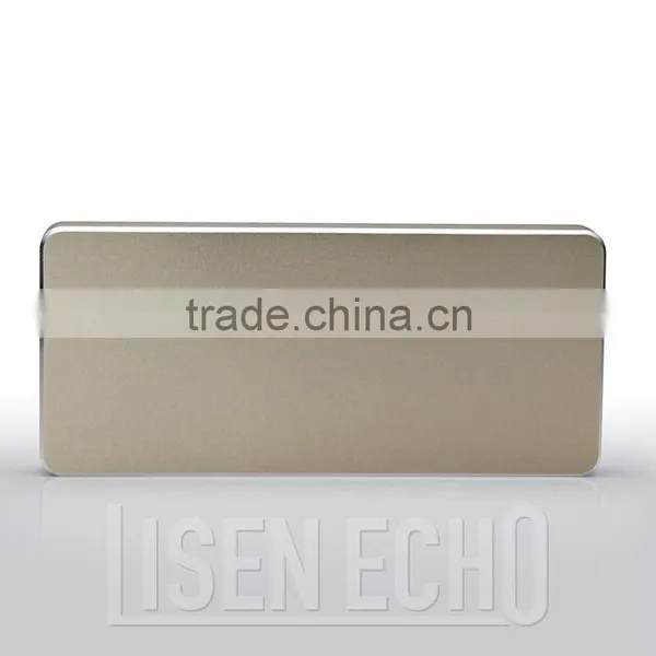 2014 New High-end Fashion Large Capacity 8000mah Polymer Cell Aluminum Shell Customized Mobile Phone Charger Power Bank photo-4