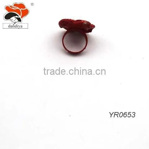 Good Quality Four Color Rose Shaped Rings Wholesale photo-3