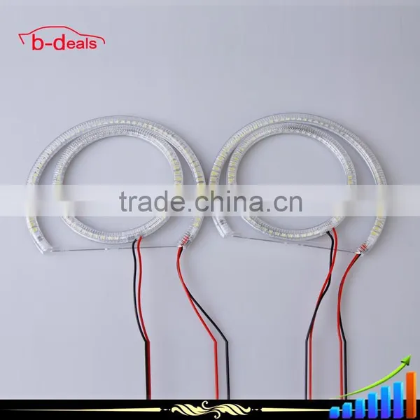 B-deals Two Choices SMD Plastic Cover Angel Eyes Led Rings for Mitsubishi LANCER X photo-5