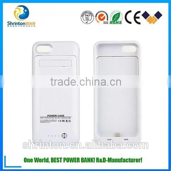 2015 New Products, Plastic Backup Battery Case 4500mAh 5v Rechargeable Battery for Iphone 5/5S/6 4.7" photo-2