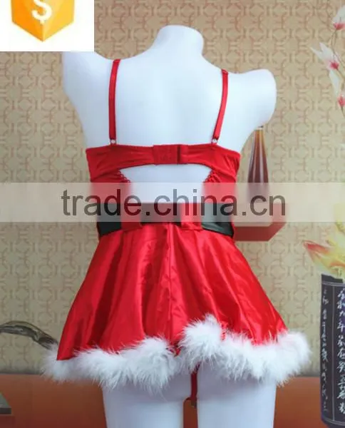 Hot Sexy Nice Open Red Lingerie /young Girls Babydoll photo-3