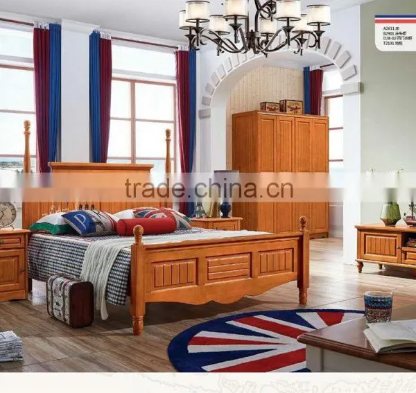 2016 Foshan New Model Solid Wood Kids Bed With High Quality A2609-2611 photo-2