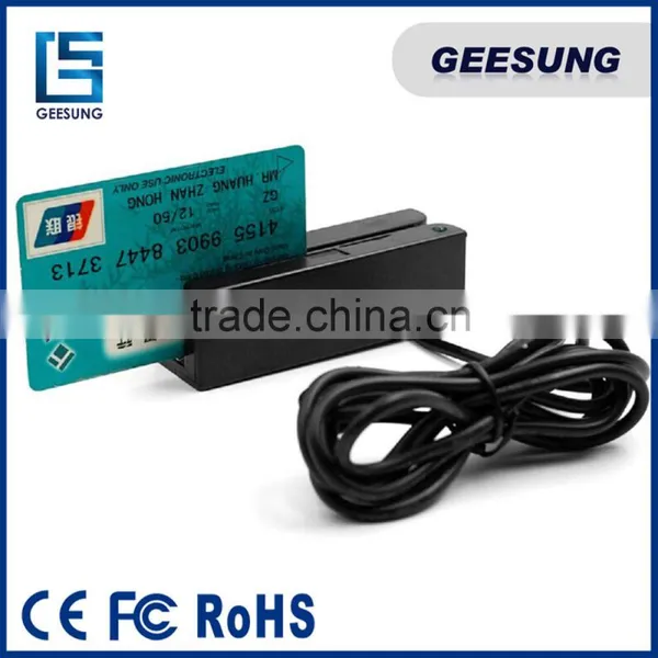 USB/RS232 Card Reader,3 Tracks Reader, Credit Card Swiper photo-2