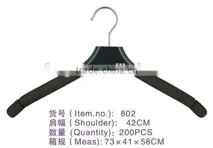 802 Xufeng Hanger OEM&ODM Accessible Flat Hanger Anti-slip Laundry Wire Hanger