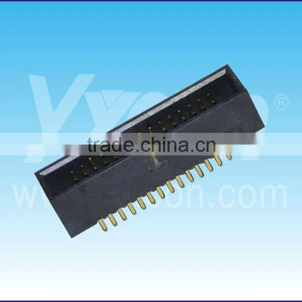 Dongguan Factory 1.27mm Pitch High Quality Dual Row Straight Box Header Connector photo-3