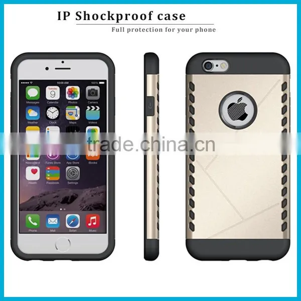 2016 Wholesale Prodcut Fashion 2 in 1 Shockproof Shield Cell Phone Case Mobile Phone Back Cover for IPhone 5 6 6s 6plus photo-3