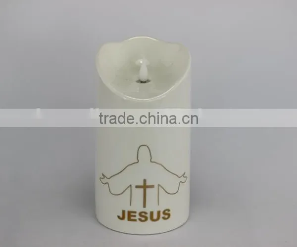 Church Candle Flameless LED Candle in Ceramic photo-6