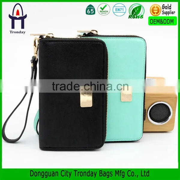 Wholesale PU Leather Women Wallet Female Clutch Wallet for Phone 6 photo-3
