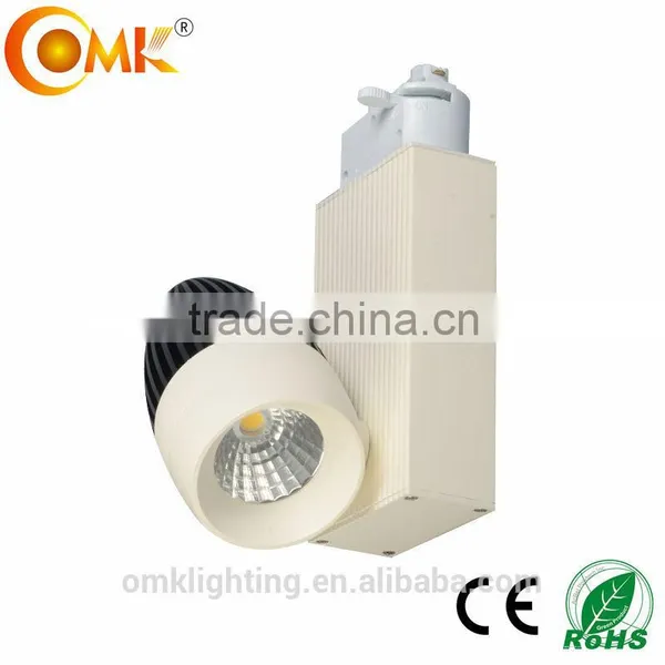 Europe design 15W Sharp COB LED Track Light high brightness