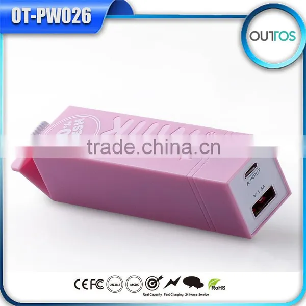Hot Selling Promotion Gift Milk Power Bank 2200mah photo-4