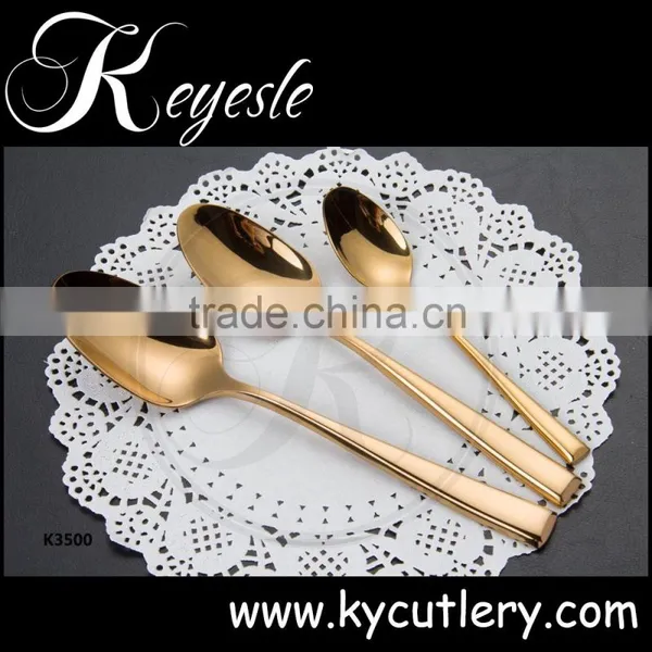 Gold Polishing Flatware,gold Cutlery Set Stainless Steel Dinner photo-5