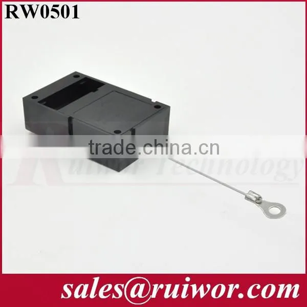RuiWor RW0501 Cuboid Retracted Anti Theft Display Cord With Ring Terminal Cable End Install by 3M Adhesive Tape or Screw photo-2