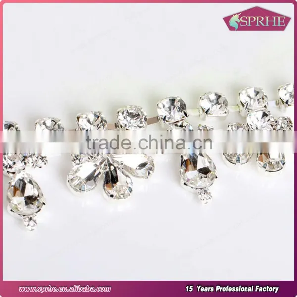 Closely Lined Rhinestone Cup Chain 2mm photo-4
