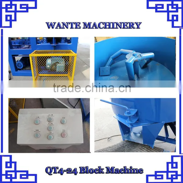 2015 Trade Assurance Export to Congo !! QT4-24 Africa Small Paver Block Machine Price photo-6