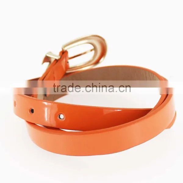 Women PU Fashion Dresses Belt With Shiny Gold Accessory in Yiwu photo-5