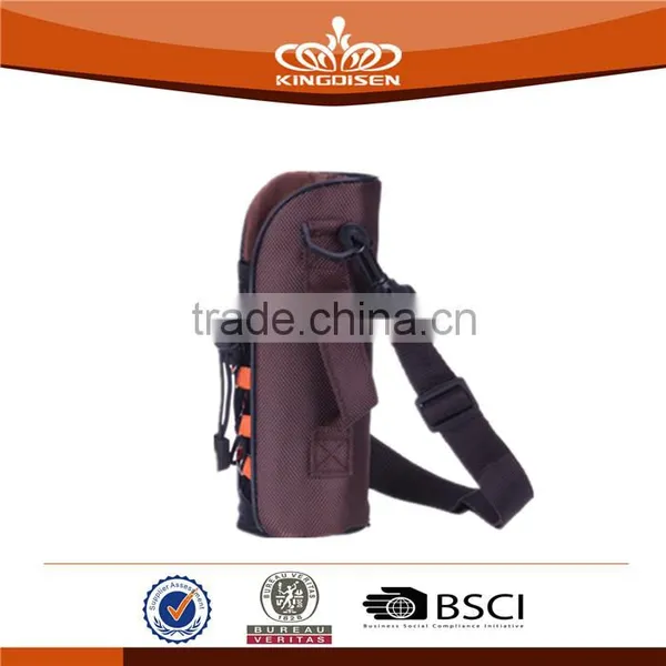 Promotional Brown Water Bottle Bag With One Strap photo-2