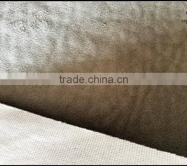 Pattern Laminated Suede Sofa Fabrics