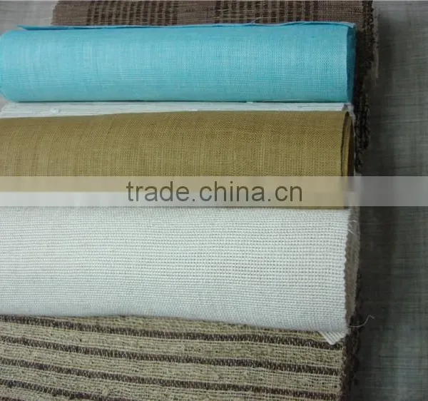 100% Ramie Handwoven Fabric for Wall Covering photo-4