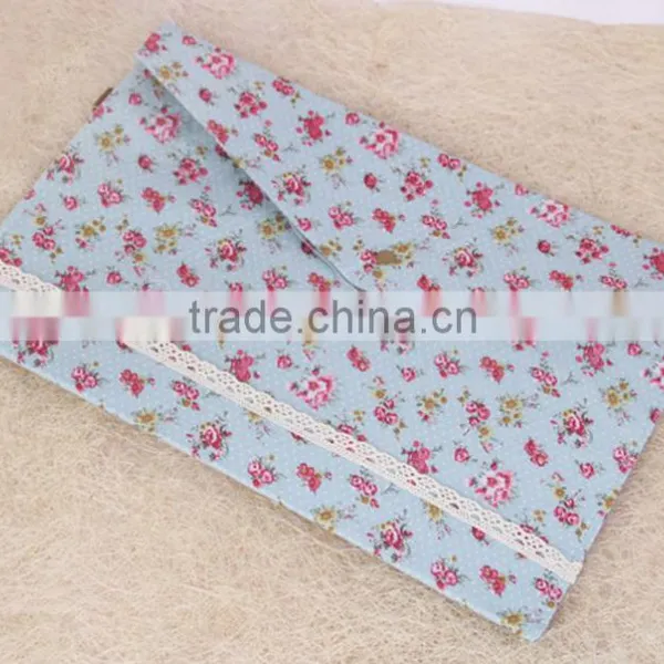 2016 Hot Sale Lovely Flowers Cotton A4 Document Bag photo-2